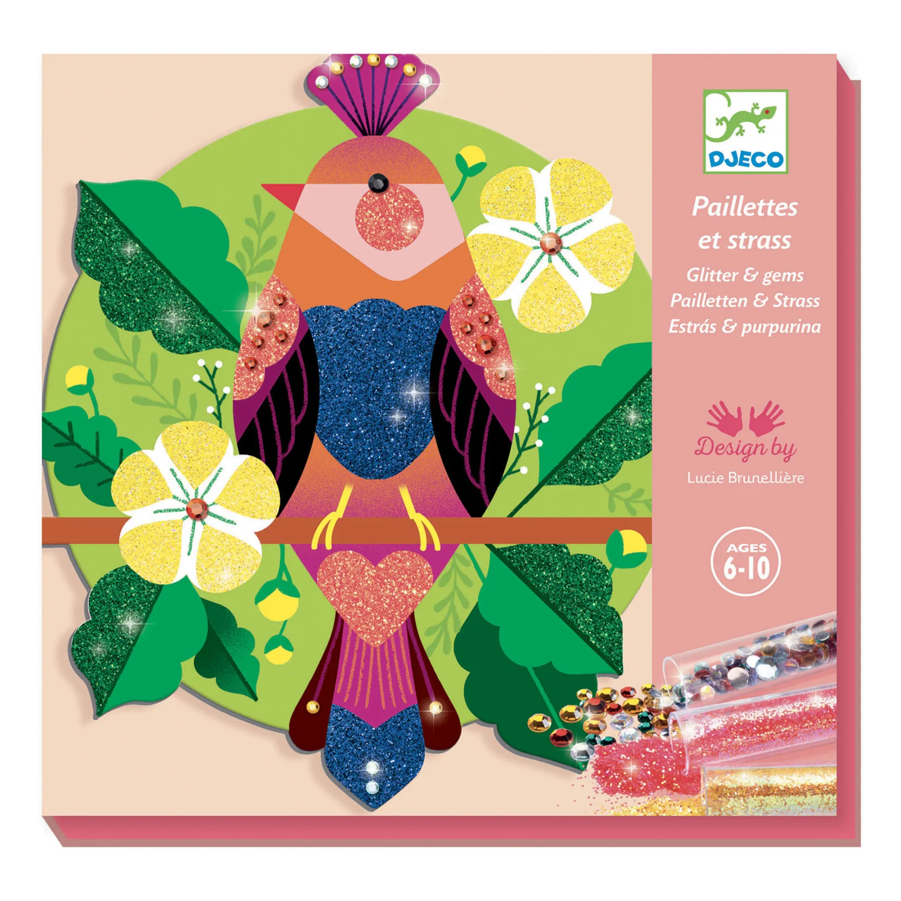 Djeco Multicoloured Paradisio Glitter Activity