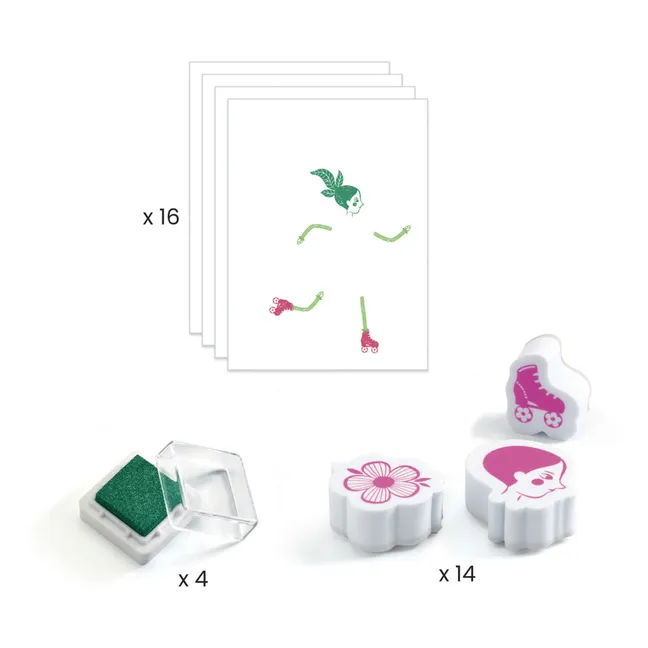 Flower Girls Stamp Activity