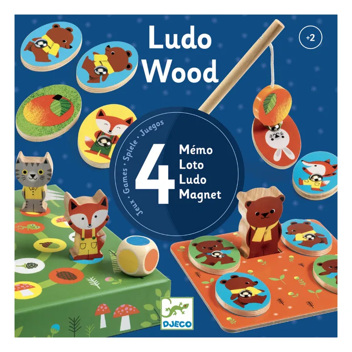 LudoWood - 4 juegos- Imagen del producto n°0