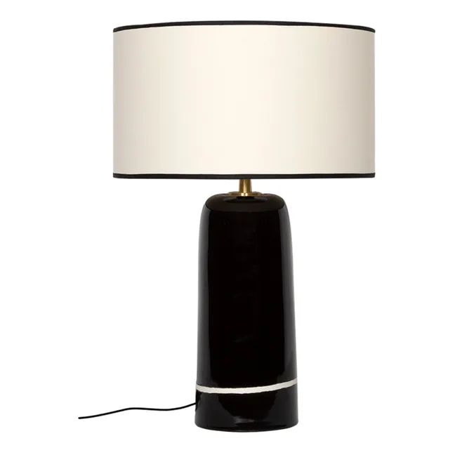 Lampe de table Sicilia H60 cm | Radis noir
