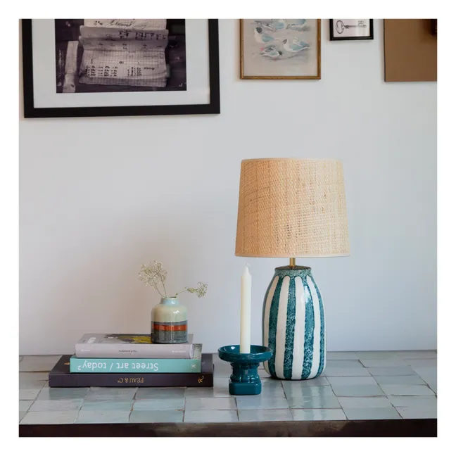Lámpara de mesa Palmaria | Azul Sarah