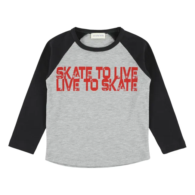 T-Shirt Skate | Grau