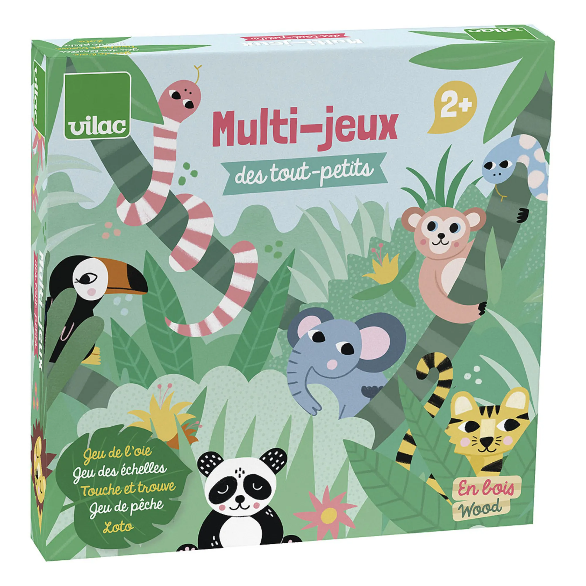 Vilac Multicoloured Set Of 5 Baby Puzzles - Iceland - Michelle Carlslund