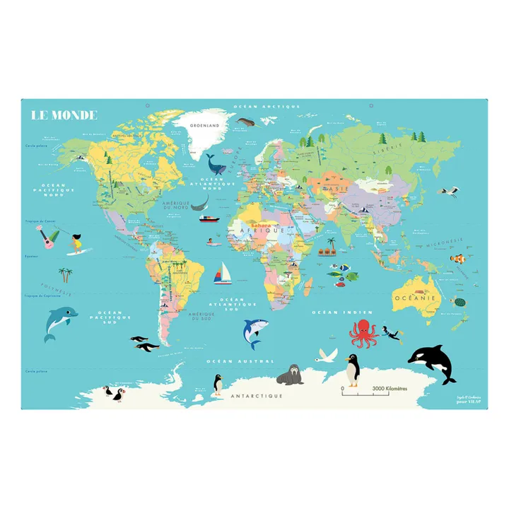 Magnetic Map of France - Ingela P.Arrhenius- Product image n°0