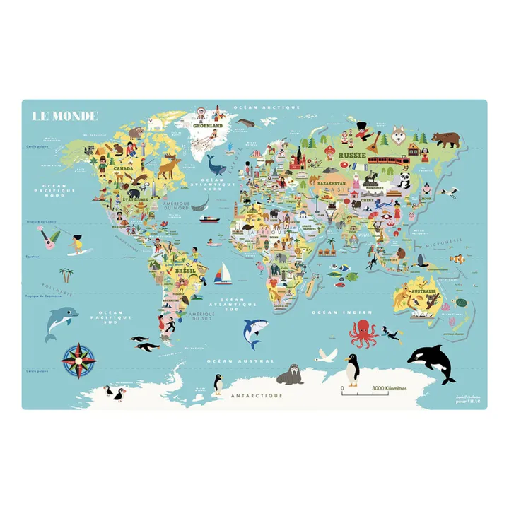 Magnetic Map of France - Ingela P.Arrhenius- Product image n°2