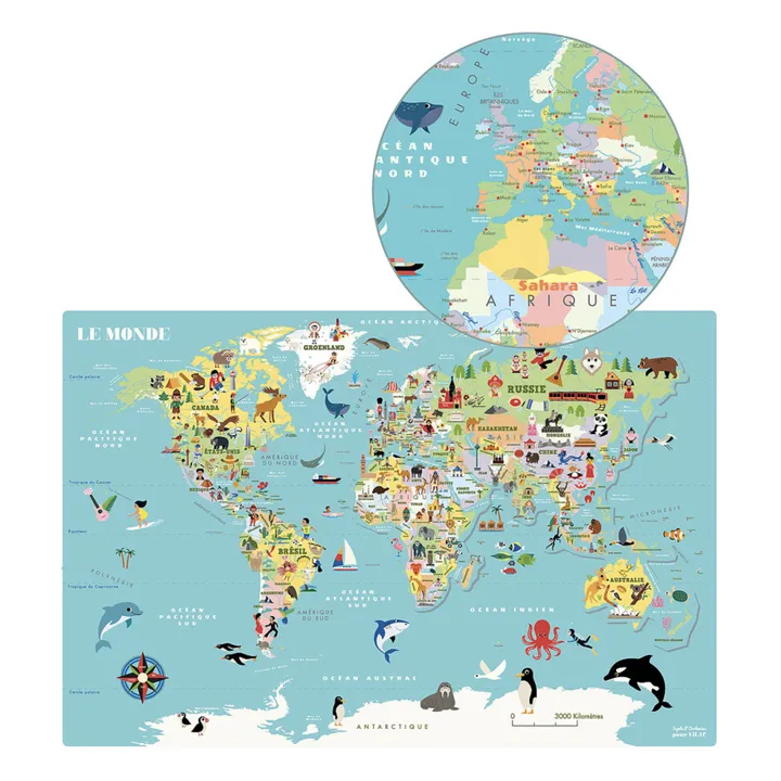 Magnetic Map of France - Ingela P.Arrhenius- Product image n°4