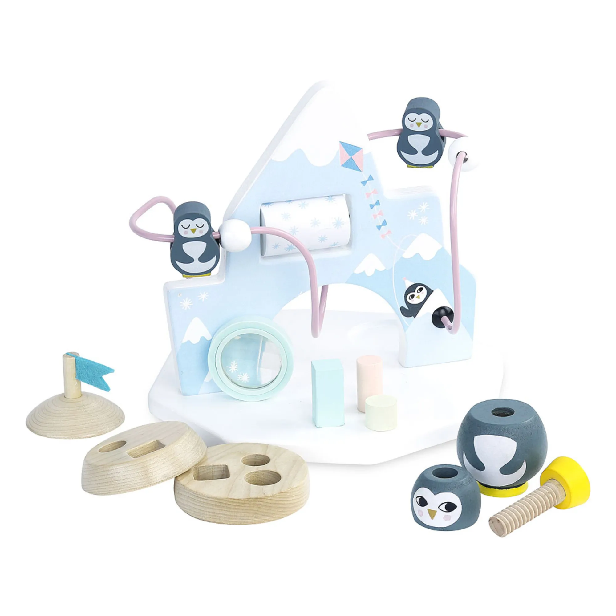 Vilac Multicoloured Iceland Multi-Activity Game - Michelle Carlslund