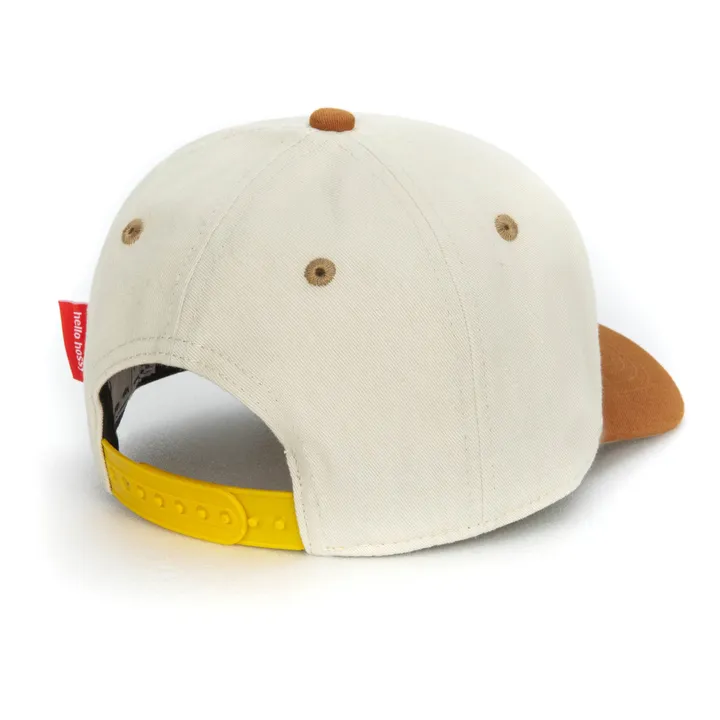 Gorra algodón orgánico | Beige- Imagen del producto n°7