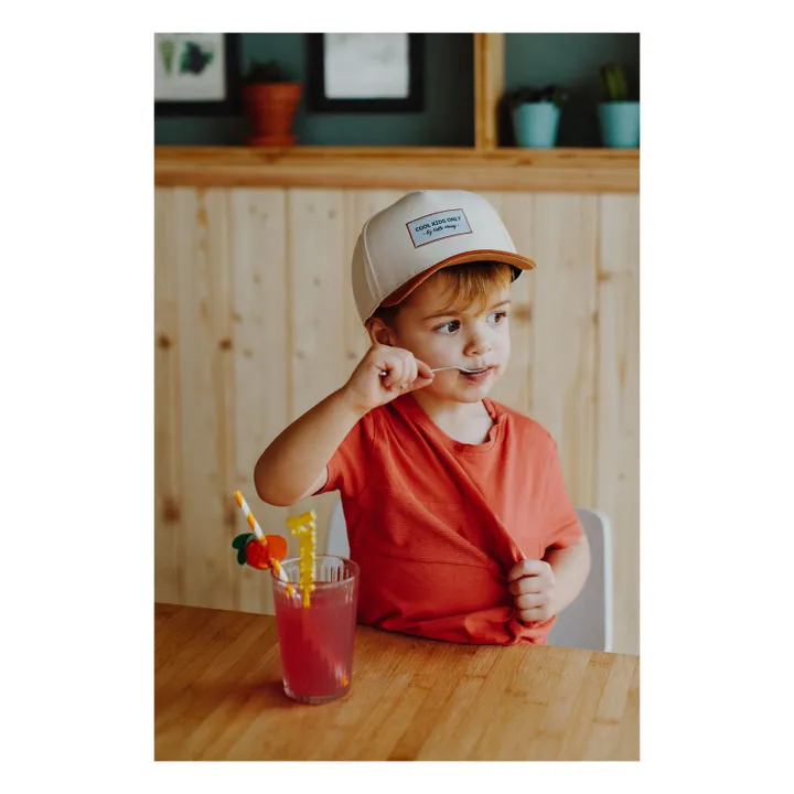 Gorra algodón orgánico | Beige- Imagen del producto n°1