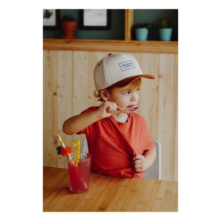 Gorra algodón orgánico | Beige- Imagen del producto n°2