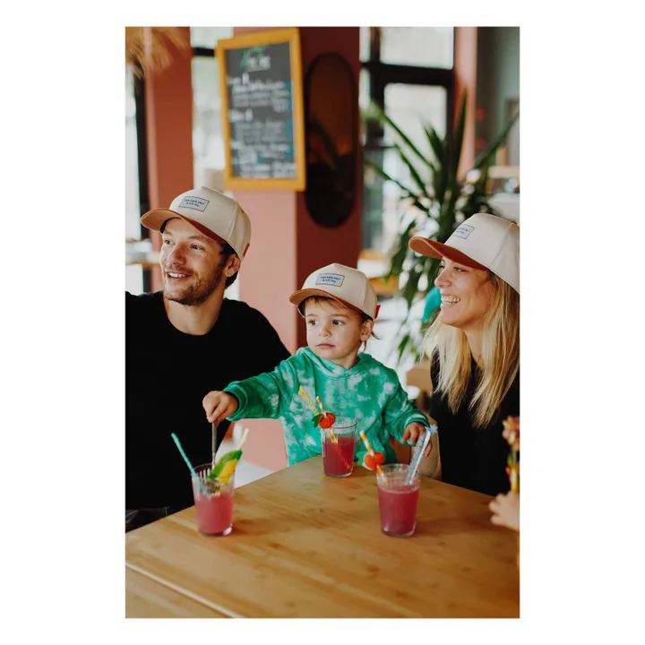 Gorra algodón orgánico | Beige- Imagen del producto n°6