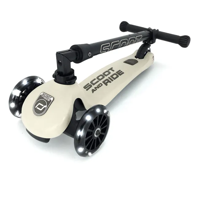 Monopattino Highwaykick 3 LED | Grigio chiaro