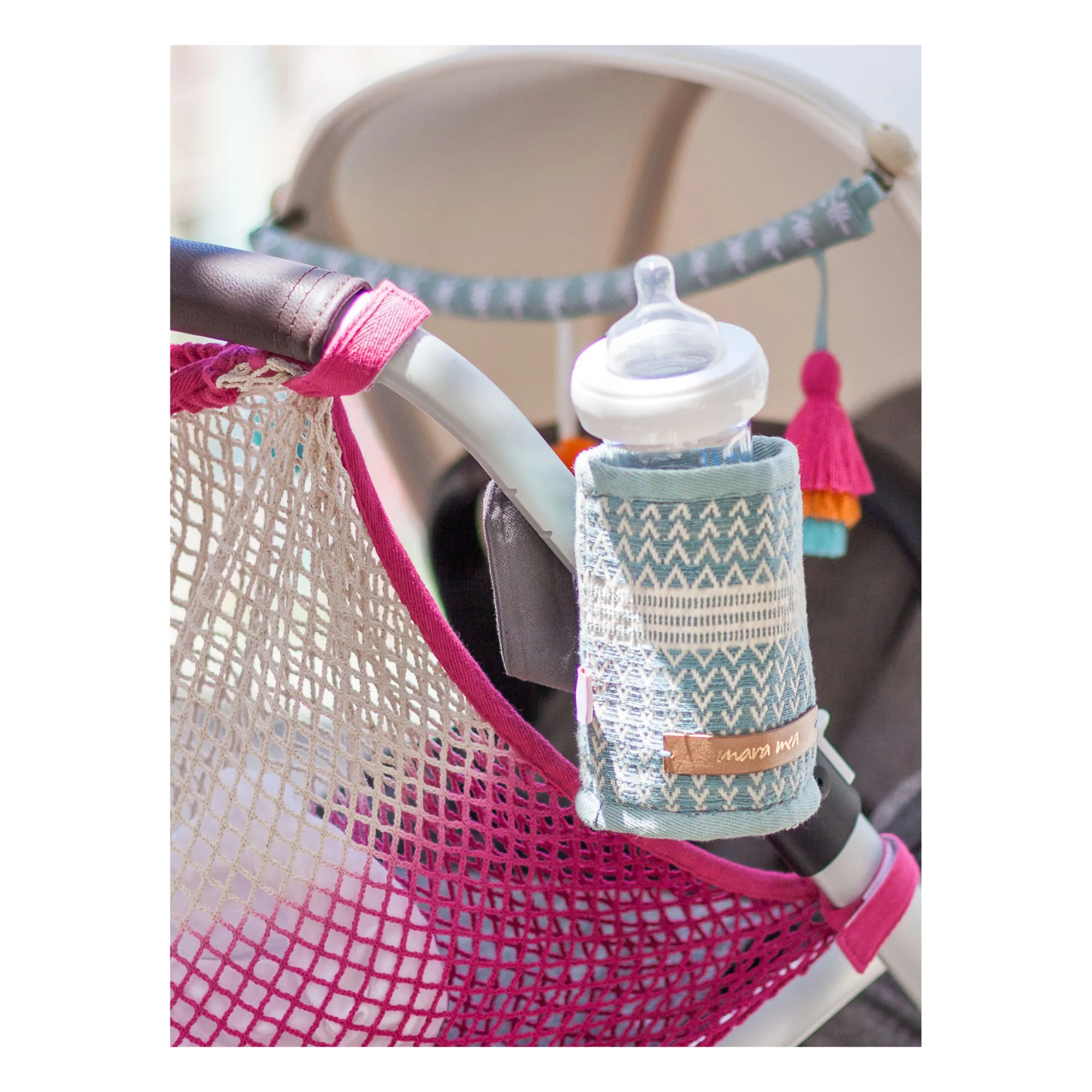 Mara Mea - Kinderwagen-Flaschenhalter - Mintgrn | Smallable