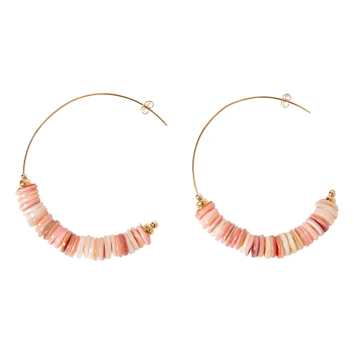 Isnaga Earrings  | Pink- Product image n°0