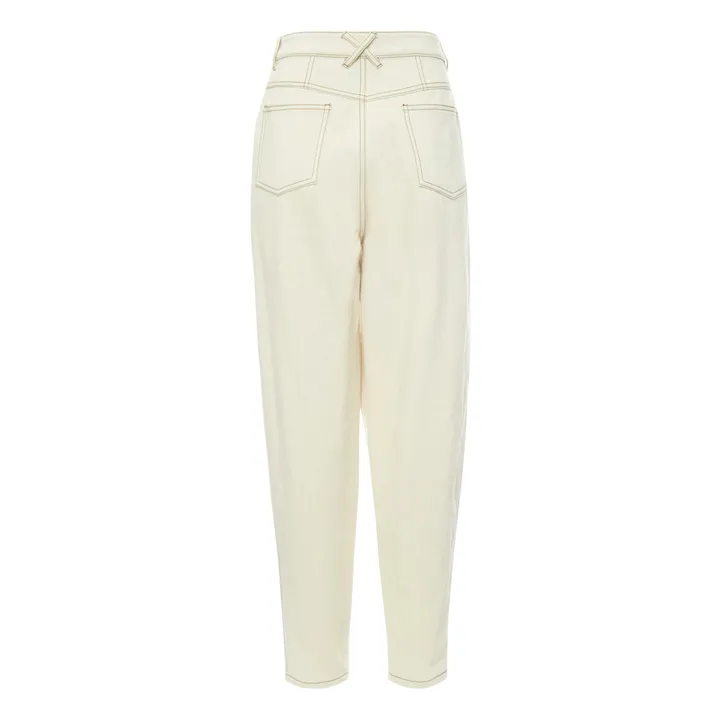 Jean Paris Surpiqures | Ecru- Image produit n°6