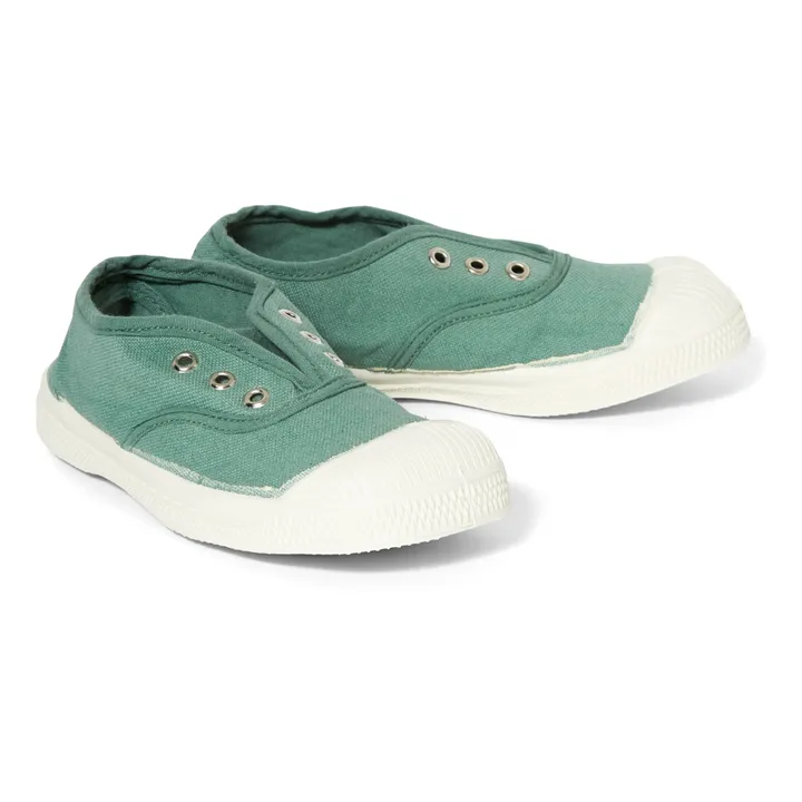 Elly Vegan Tennis Shoes  | Blue Green- Product image n°1