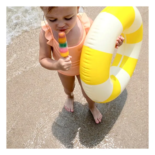 Olivia Inflatable Ring | Lemon yellow