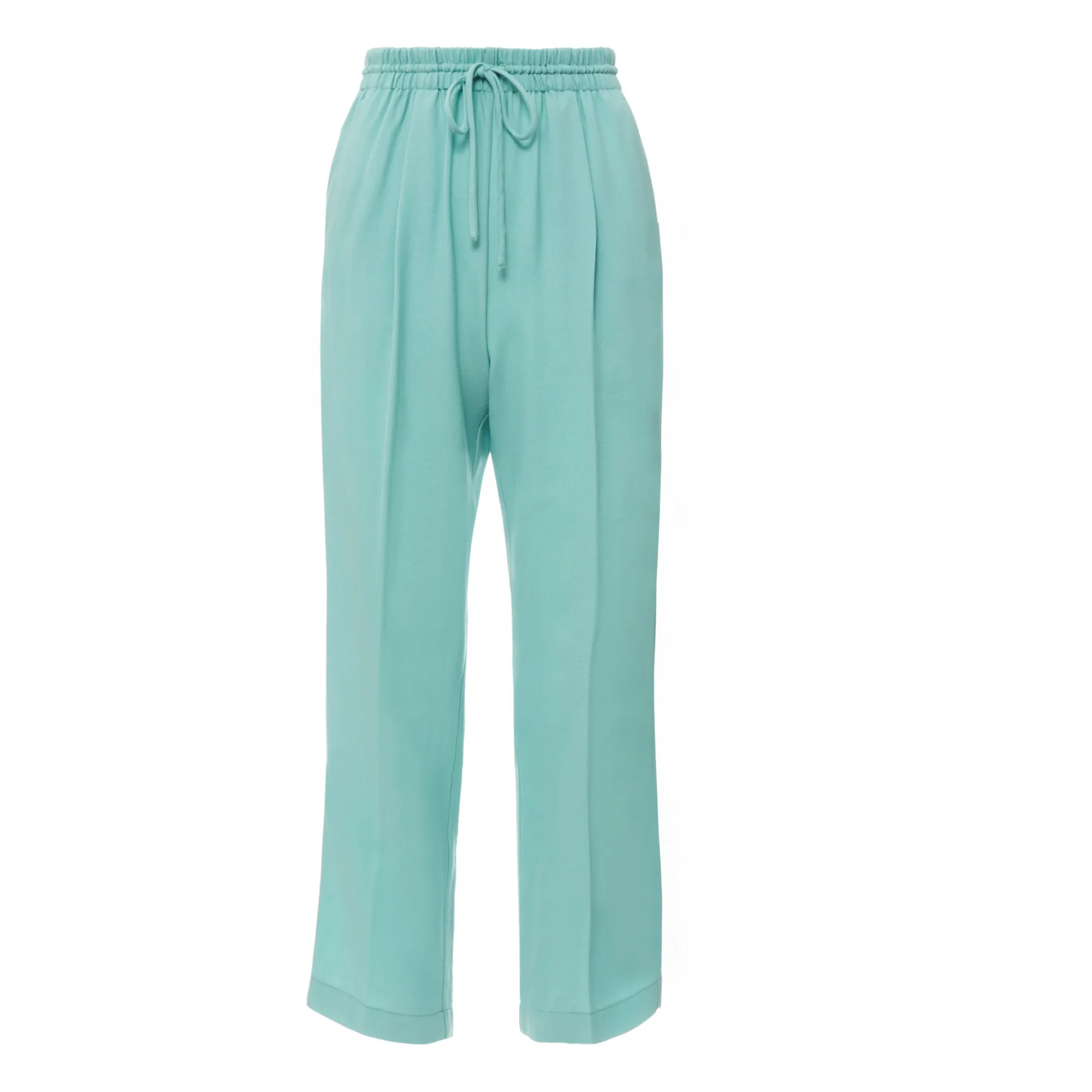 Forte Forte Light Blue Batavia Elastic Woollen Trousers