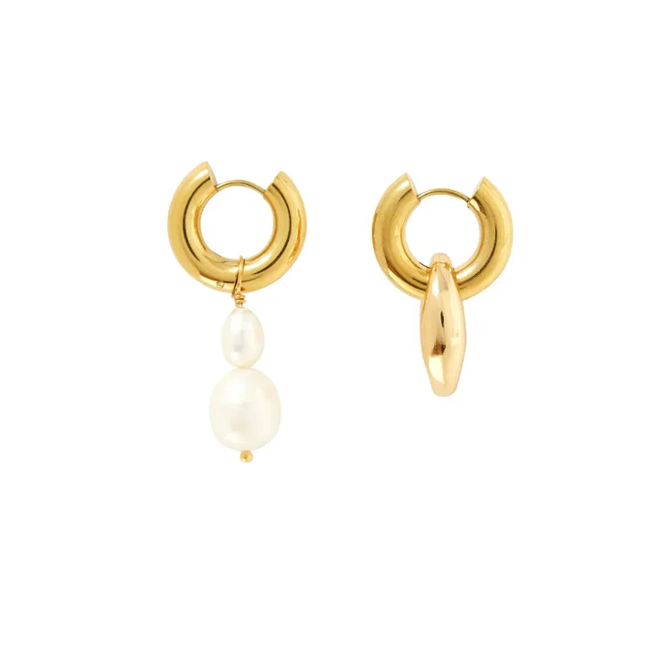 Ohrringe Perlen | Weiß- Produktbild Nr. 0