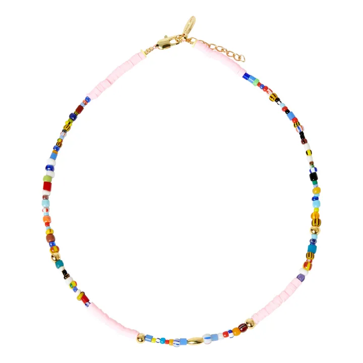 Collar Beach Beads | Rosa- Imagen del producto n°0
