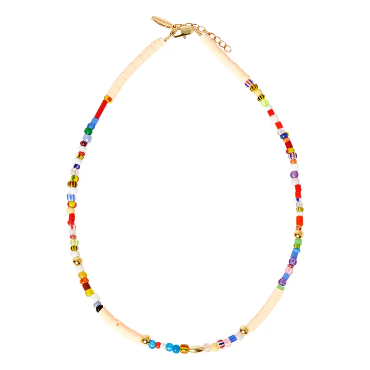 Beach Beads Necklace  | Coral- Product image n°0
