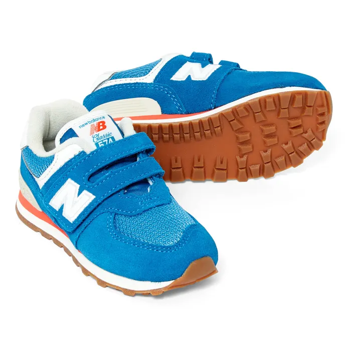 Sneakers 574 Heritage Vintage Scratchs | Blu reale- Immagine del prodotto n°2