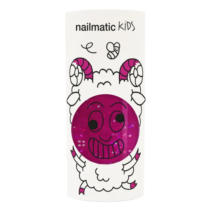 Nagellack Sheepy mit Pailletten - 8 ml | Rosa- Produktbild Nr. 1
