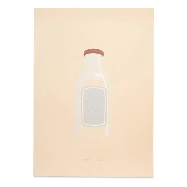 Poster Milch aus FSC-Papier 