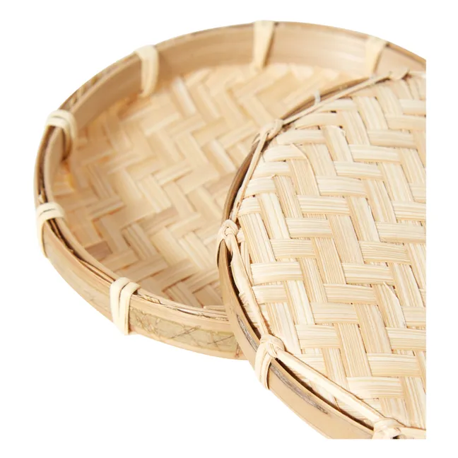 Sous-verres en bambou - Set de 2