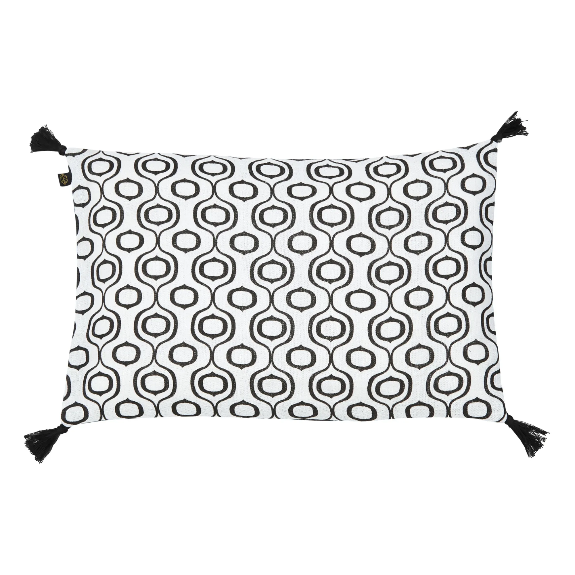 Haomy White Ubud Washed Linen Cushion Cover
