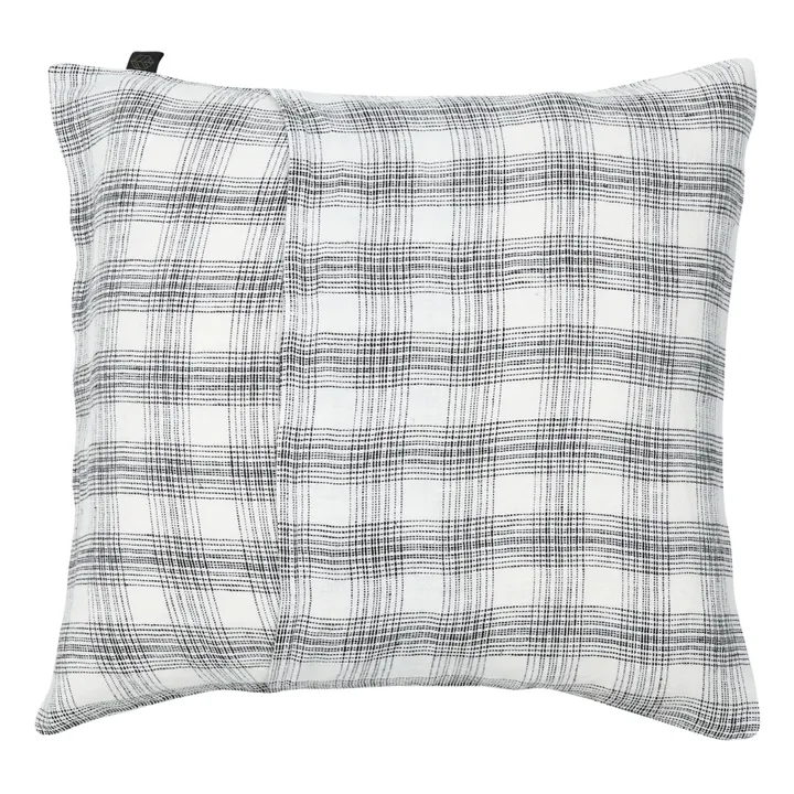 Monza Washed Linen Cushion Cover  | White- Product image n°1