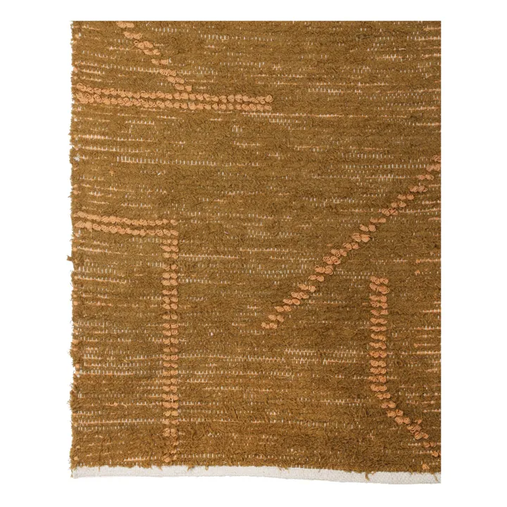 Teppich aus recycelter Baumwolle | Honiggelb- Produktbild Nr. 2