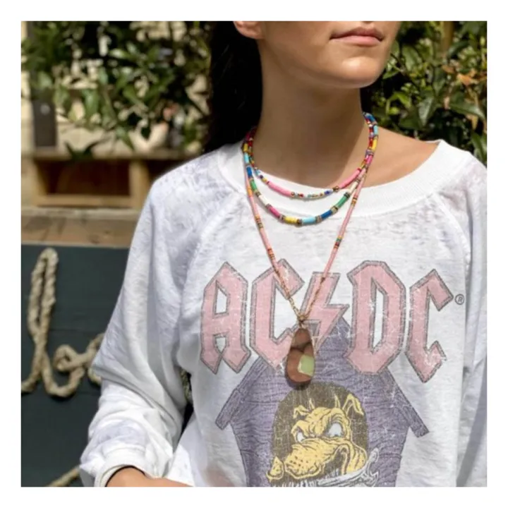 Collar Beach Beads | Rosa- Imagen del producto n°1