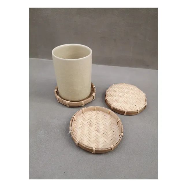 Sous-verres en bambou - Set de 2