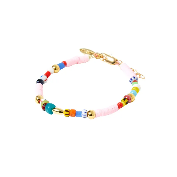 Beach Beads Bracelet  | Pink- Product image n°2