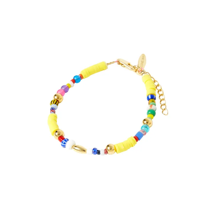 Pulsera Beach Beads | Amarillo- Imagen del producto n°2