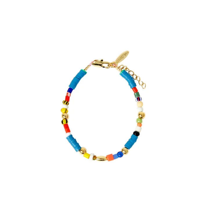 Beach Beads Bracelet  | Navy blue- Product image n°0