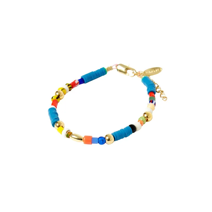Braccialetto Beach Beads | Blu marino- Immagine del prodotto n°2