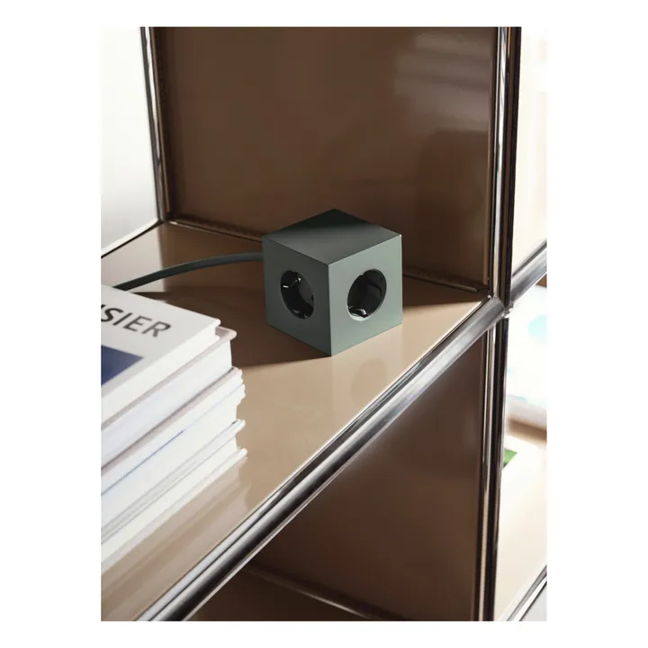 Verlängerungskabel Square 1 mit USB-Stecker | Khaki- Produktbild Nr. 5