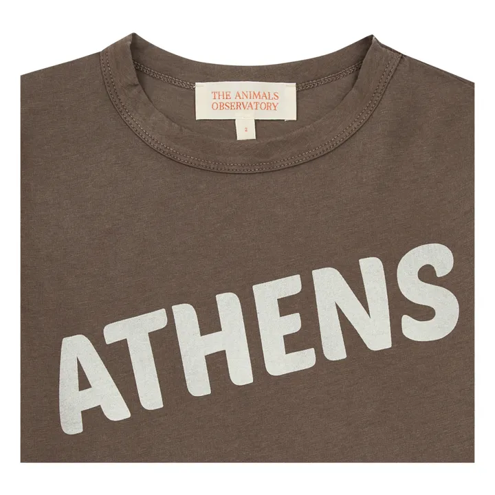 Rooster Athens T-shirt  | Brown- Product image n°3