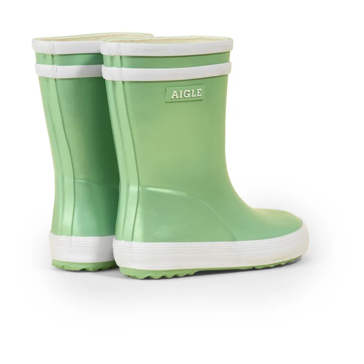Stivali da pioggia, modello: Baby, iridescente | Verde acqua- Immagine del prodotto n°2