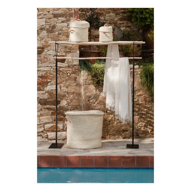 Clothing Rack with Stick Shelf  | Black