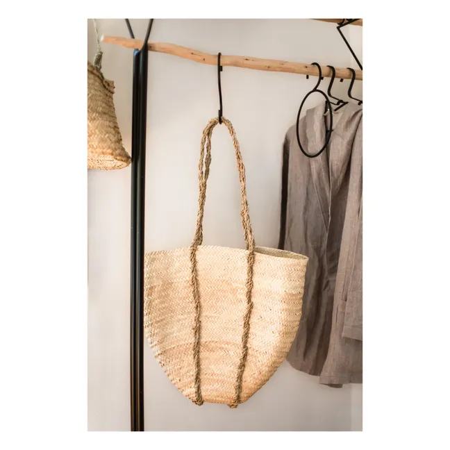 Clothing Rack with Stick Shelf  | Black