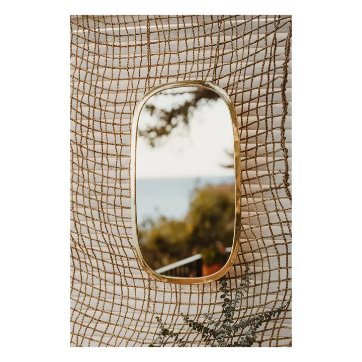Miroir Gamen laiton  | Doré- Image produit n°5
