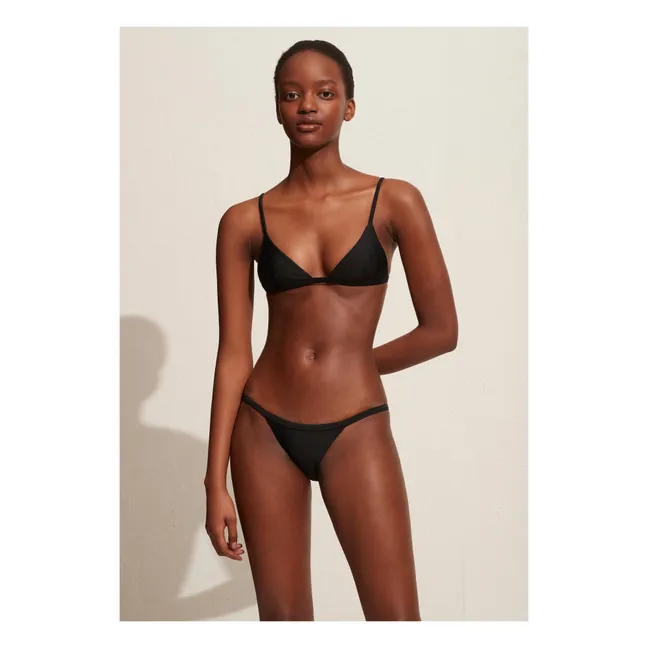 Shiny Satin String Bikini Mini Tanga Panties Black with Black lace 6 Sizes  Made in France : : Clothing, Shoes & Accessories