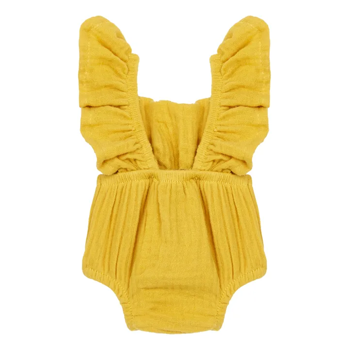 Lou Romper for Minikane Doll  | Mustard- Product image n°1