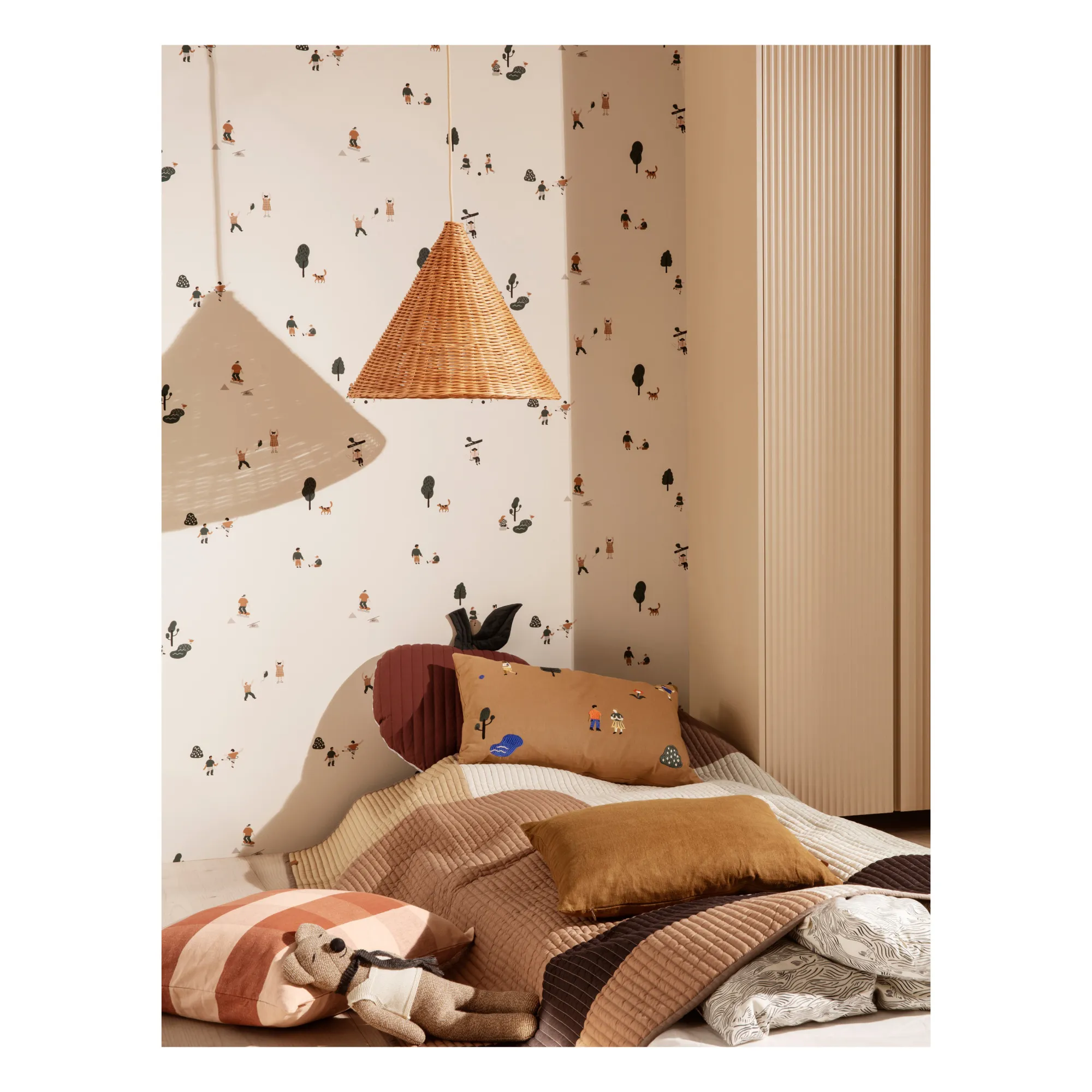 Ferm Living Kids Off White The Park Wallpaper