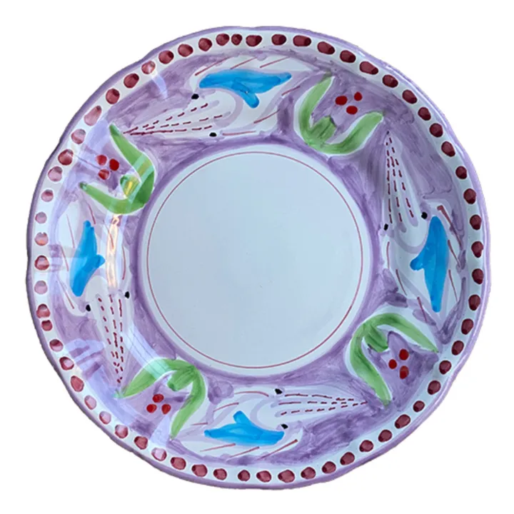 Squid Plate - 25cm | Purple- Product image n°0
