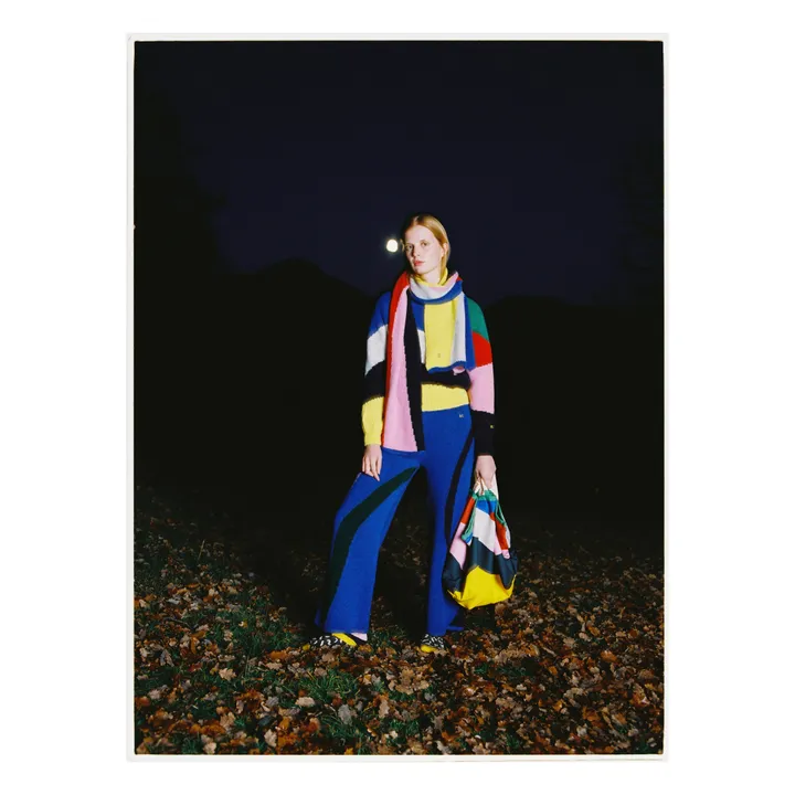 Colourblock Scarf - Women's Collection  | Blue- Product image n°4