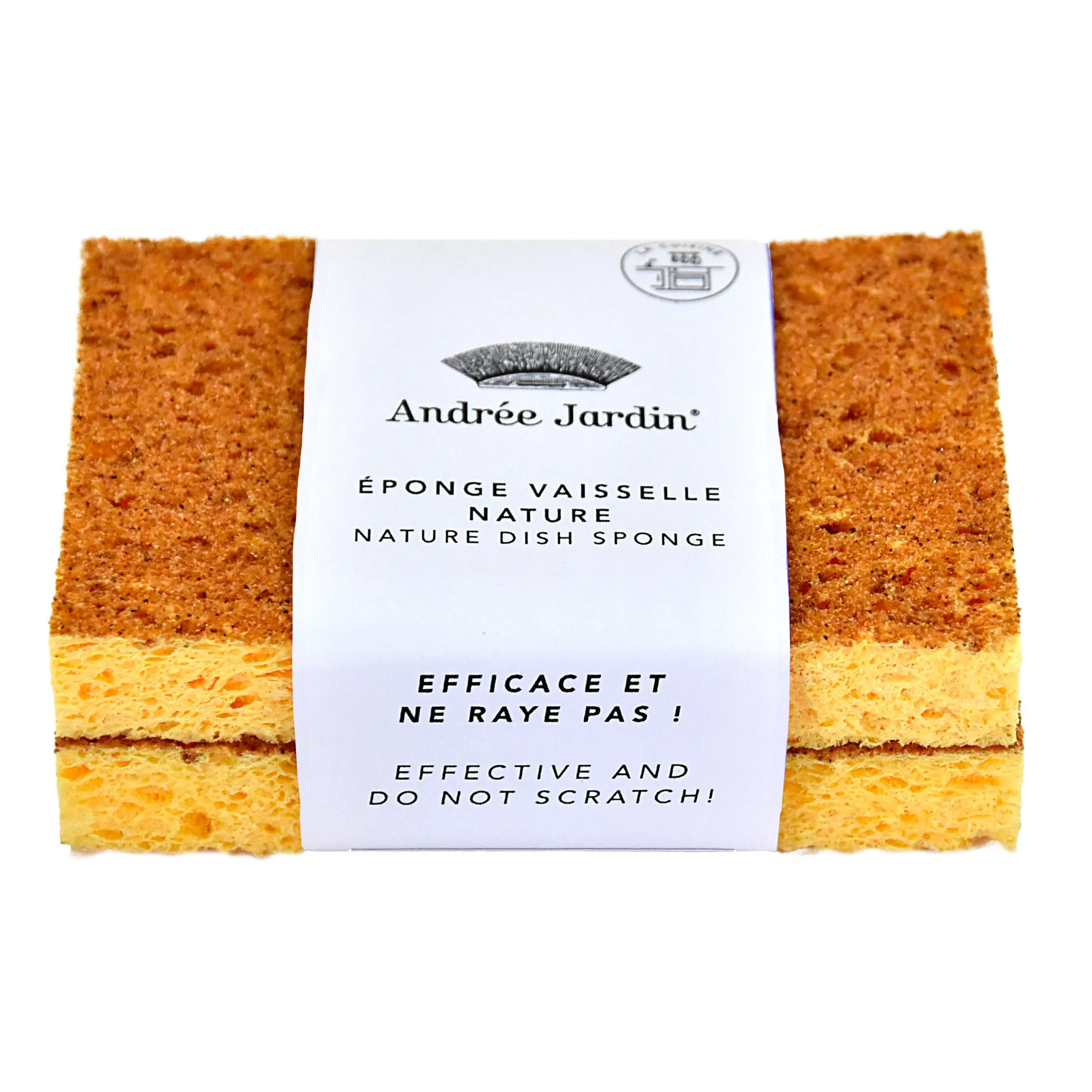 Andrée Jardin Natural Biodegradable Dish Sponges - Set Of 2